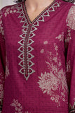 edenrobe Premium Embroidered Zari Lawn Unstitched 3Pc Suit EWU6V23-33407