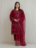 edenrobe Premium Unstitched Embroidered Silk 3Pc Suit EWU6V24-32102