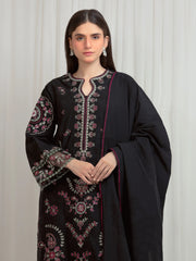 edenrobe Premium Festive Unstitched Jacquard 3Pc Suit EWU6V3-33466