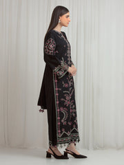 edenrobe Premium Festive Unstitched Jacquard 3Pc Suit EWU6V3-33466