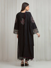edenrobe Premium Festive Unstitched Jacquard 3Pc Suit EWU6V3-33466