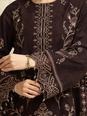 edenrobe Premium Festive Unstitched Jacquard 3Pc Suit EWU6V3-33467
