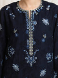 edenrobe Premium Festive Unstitched Jacquard 3Pc Suit EWU6V3-33468
