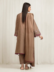 edenrobe Premium Festive Unstitched Jacquard 3Pc Suit EWU6V3-33469