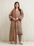 edenrobe Premium Festive Unstitched Jacquard 3Pc Suit EWU6V3-33469