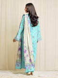 edenrobe Premium Embroidered Lawn Unstitched 3Pc Suit EWU6V1-33023