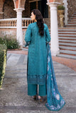 Afrozeh Damask The Holiday Unstitched Lawn 3Pc Suit AL-25-V2-04A EDEN