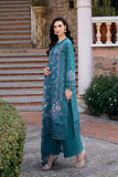 Afrozeh Damask The Holiday Unstitched Lawn 3Pc Suit AL-25-V2-04A EDEN