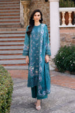 Afrozeh Damask The Holiday Unstitched Lawn 3Pc Suit AL-25-V2-04A EDEN