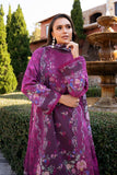 Afrozeh Damask The Holiday Unstitched Lawn 3Pc Suit AL-25-V2-04B EDEN