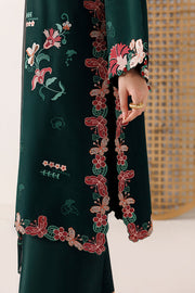 Farasha Veira Embroidered Raw Silk Unstitched 3Pc Suit D-07 Eden Ivy