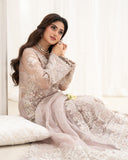 Rua by Faiza Saqlain Embroidered Organza Unstitched 3Pc Suit - ELA