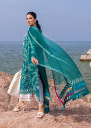 Siraa by Sadaf Fawad Khan Embroidered Lawn Unstitched 3Pc Suit - Elaheh (A)