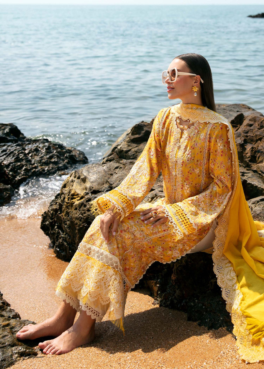 Mayal by Kanwal Malik Embroidered Lawn Unstitched 3Pc Suit - ELARA