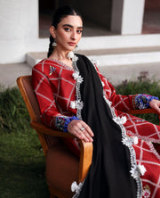 Republic Womenswear Amaris Unstitched Khaddar 3Pc Suit D-15 Elara