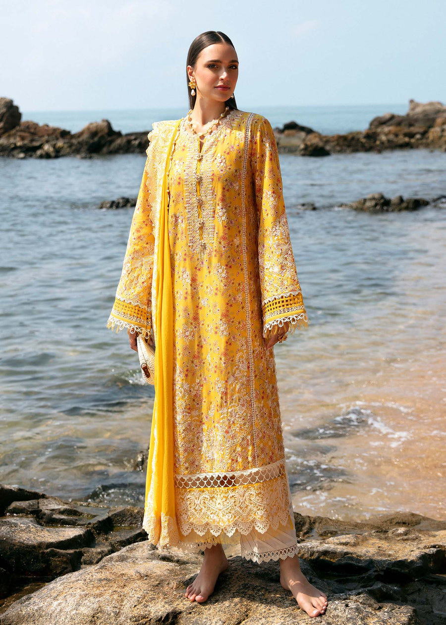 Mayal by Kanwal Malik Embroidered Lawn Unstitched 3Pc Suit - ELARA