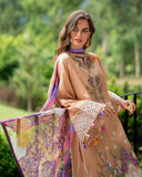 Roheenaz Reverie Embroidered Lawn Unstitched 3Pc Suit RNZ2505A Elaris