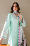 Seran Afsanah Embroidered Lawn Unstitched 3Pc Suit D-14 ELAYA