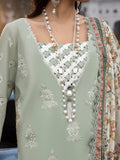 Maya by Faiza Faisal Embroidered Luxury Lawn Unstitched 3Pc Suit - Elena