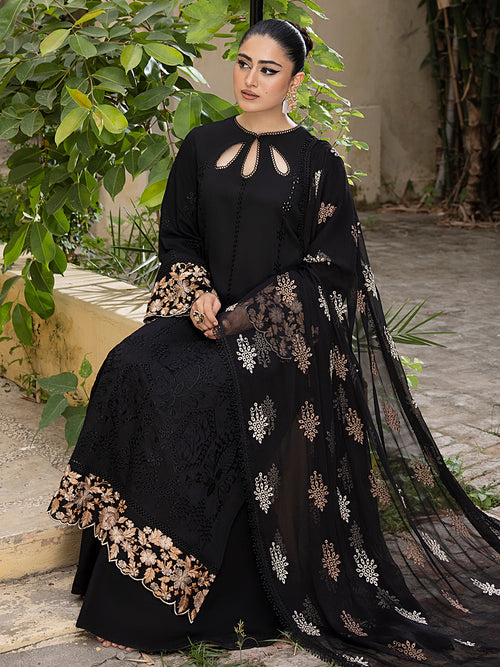 Afsaneh by Mahnur Embroidered Karandi Unstitched 3Pc Suit D-08 Eleonora