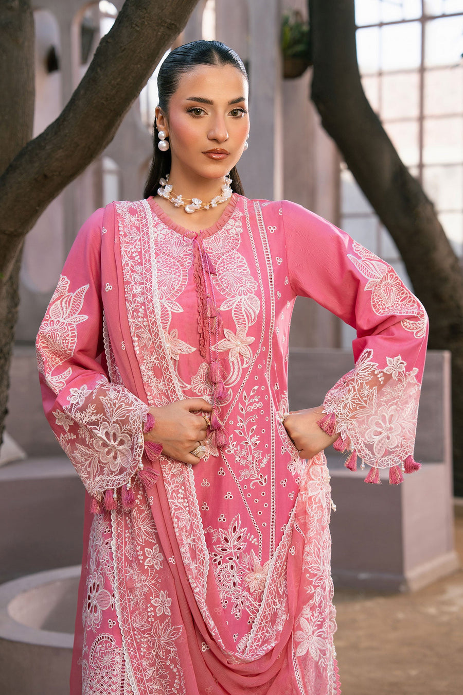 Zivah Apparel Bloom Haven Ready to Wear Luxury Lawn 3Pc Suit - Elfa