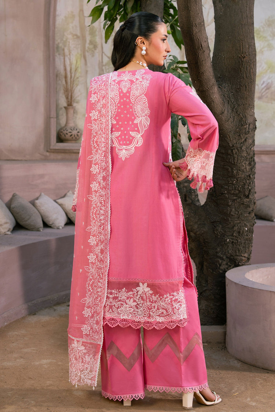 Zivah Apparel Bloom Haven Ready to Wear Luxury Lawn 3Pc Suit - Elfa
