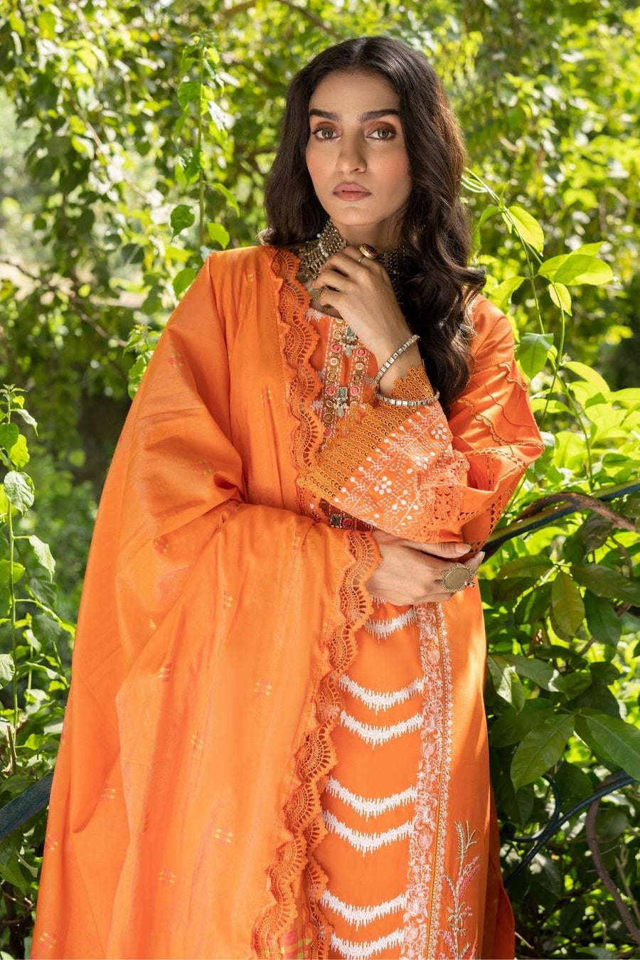 Ittehad Textiles Embroidered Cambric Unstitched 3Pc Suit LF-CMBE-01-ELIJAH