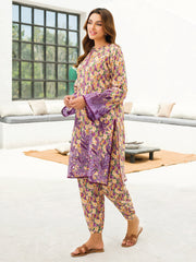 Faiza Faisal Aura Pret Embroidered Dobby Lawn 2Pc Suit - Ella