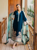 Zainab Chottani Embroidered Velvet Unstitched 3Pc Suit - Elsa