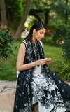 Asifa & Nabeel Meraki Embroidered Viscose Unstitched 3Pc Suit - Ember Glow