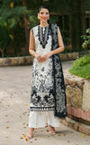 Asifa & Nabeel Meraki Embroidered Viscose Unstitched 3Pc Suit - Ember Glow