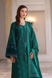 Noor by Saadia Asad Embroidered Khaddar Unstitched 3Pc Suit D-02 Emerald Reverie