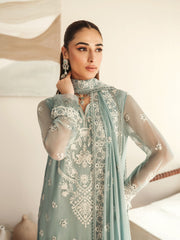 Mysha by Sifa Embroidered Chiffon Unstitched 3Pc Suit - EMMA