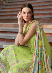 Kanwal Malik Zaina Embroidered Lawn Unstitched 3Pc Suit - ERNA