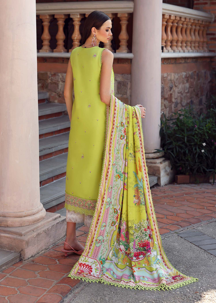 Kanwal Malik Zaina Embroidered Lawn Unstitched 3Pc Suit - ERNA