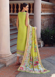 Kanwal Malik Zaina Embroidered Lawn Unstitched 3Pc Suit - ERNA