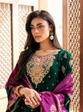 Zainab Chottani Embroidered Velvet Unstitched 3Pc Suit - Esha