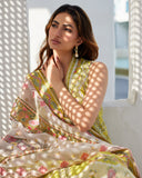 Liliana by Faiza Saqlain Embroidered Lawn Unstitched 3Pc Suit - Estera
