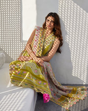 Liliana by Faiza Saqlain Embroidered Lawn Unstitched 3Pc Suit - Estera