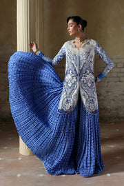 Soraya Lumene Embroidered Silk Unstitched 3Pc Suit - Evadia