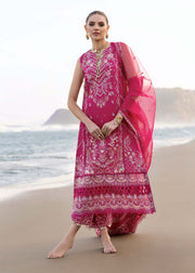 Kanwal Malik Elysia Embroidered Lawn Unstitched 3Pc Suit - EVALINE