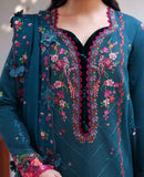 Republic Womenswear Amaris Unstitched Khaddar 3Pc Suit D-09 Evania