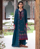 Republic Womenswear Amaris Unstitched Khaddar 3Pc Suit D-09 Evania