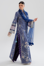 Soraya Silk Edit Embroidered Silk Unstitched 3Pc Suit - Évara