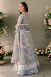Mushq Mastani Evening Embroidered Chiffon Unstitched 3Pc Suit MCH-09 EZZA
