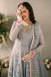 Mushq Mastani Evening Embroidered Chiffon Unstitched 3Pc Suit MCH-09 EZZA