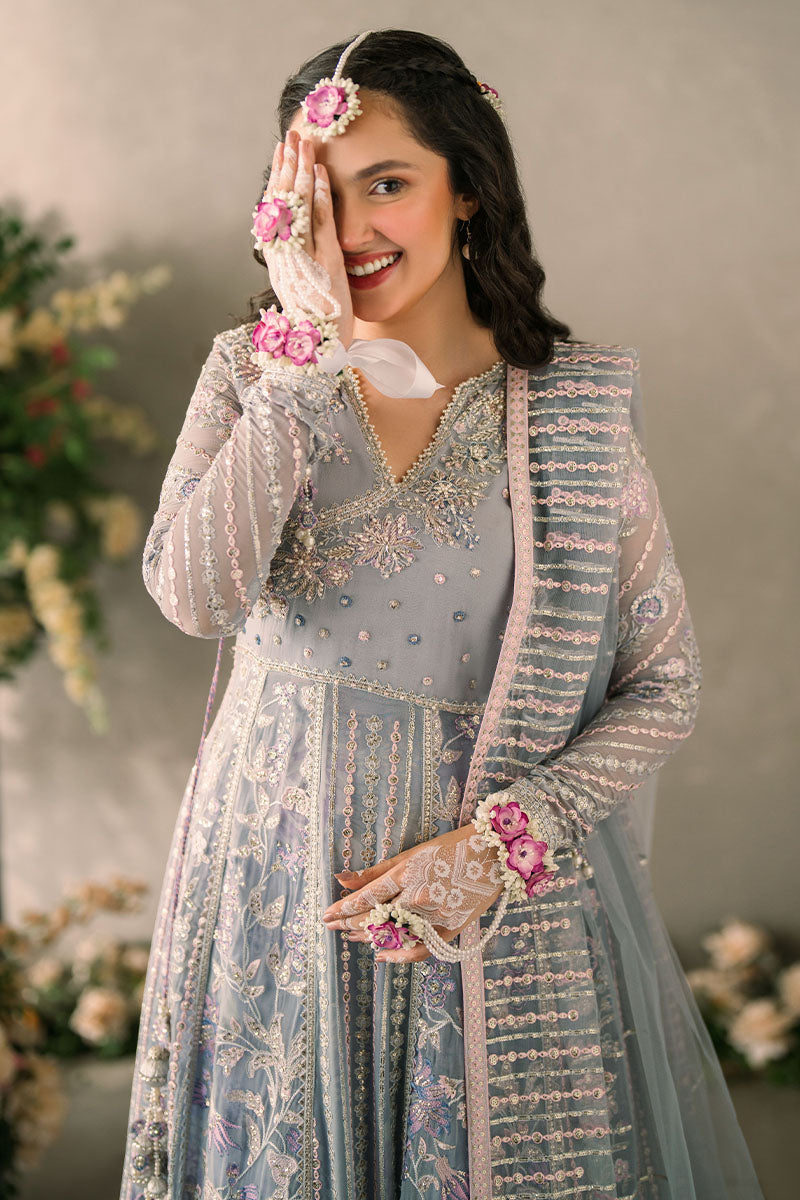 Mushq Mastani Evening Embroidered Chiffon Unstitched 3Pc Suit MCH-09 EZZA