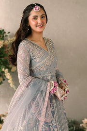 Mushq Mastani Evening Embroidered Chiffon Unstitched 3Pc Suit MCH-09 EZZA