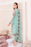 Ramsha Embroidered Chiffon Unstitched 3 Piece Suit F-2302