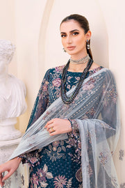 Ramsha Embroidered Chiffon Unstitched 3 Piece Suit F-2305